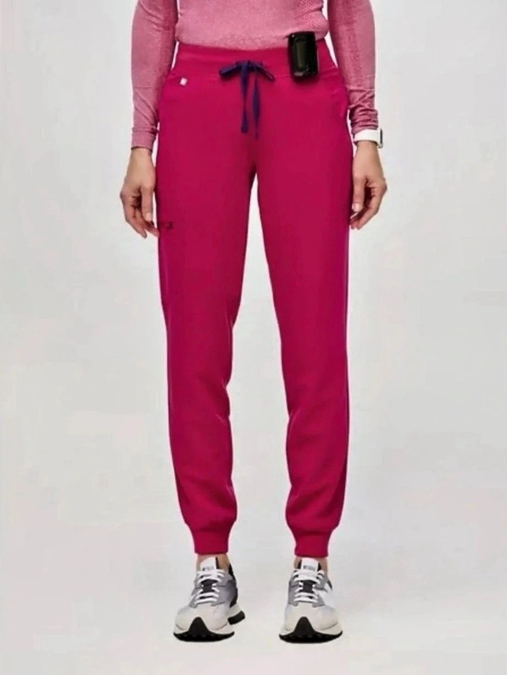 FIGS Zamora Jogger Scrub Pants in Pink